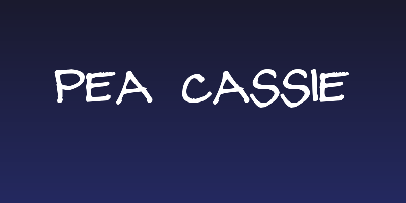 Pea Cassie Social Header