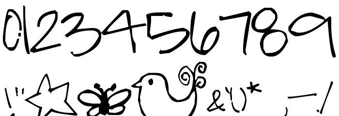 Pea Catherine Anne Font OTHER CHARS