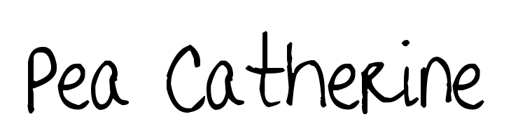 Pea Catherine Font