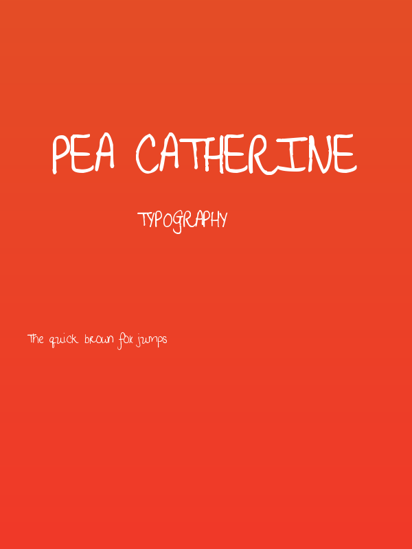 Pea Catherine Poster