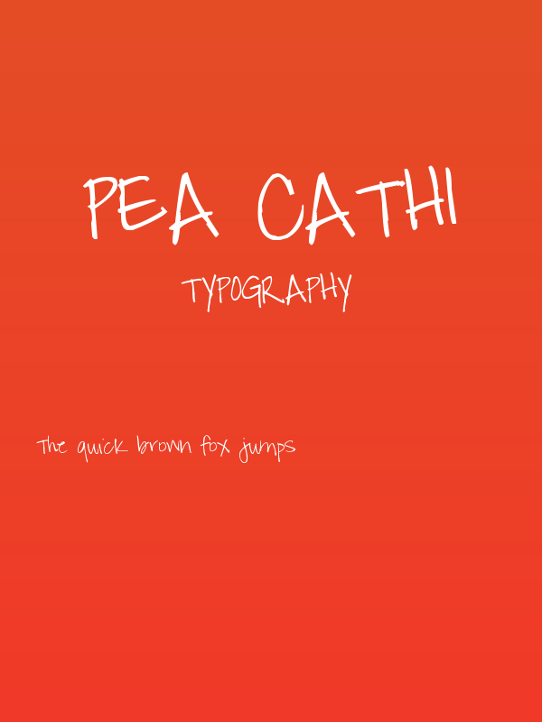 Pea Cathi Poster