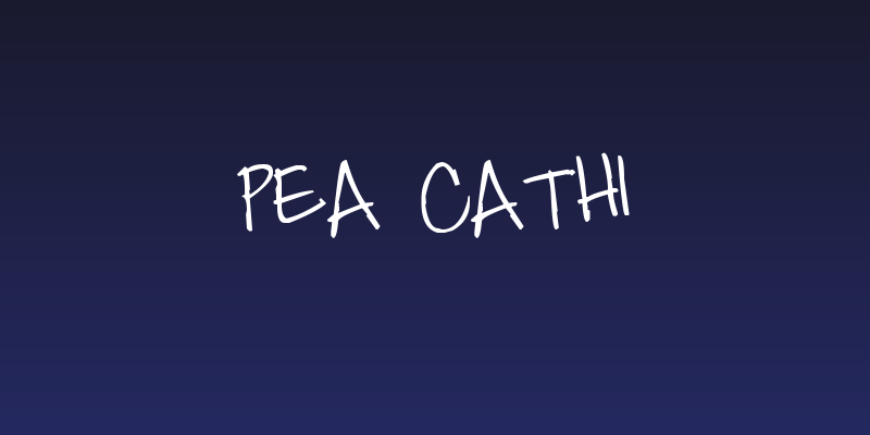 Pea Cathi Social Header