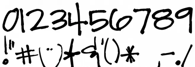 Pea Caytee Schriftart Anderer Schreiben