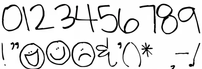 Pea Celestial Creation Font OTHER CHARS