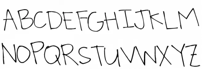 Pea Celestial Creation Schriftart Groß