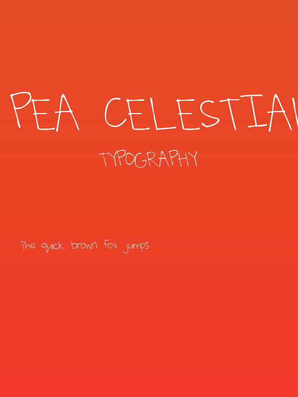 Pea Celestial Creation Poster
