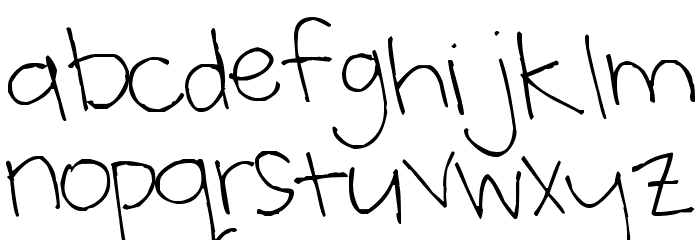 Pea Celestial Creation Font LOWERCASE