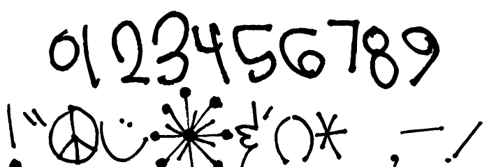 Pea Cha Cha Font OTHER CHARS