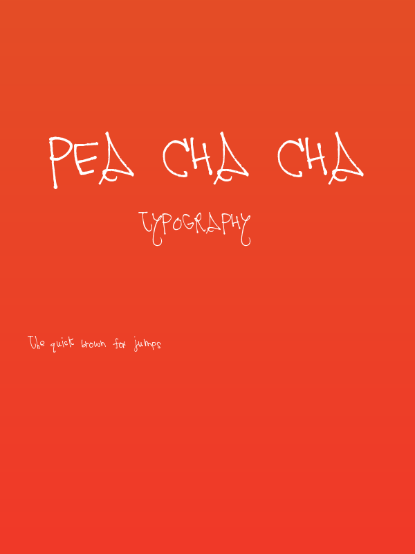 Pea Cha Cha Poster
