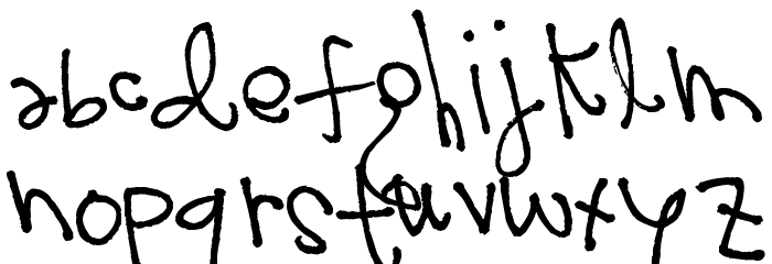 Pea Cha Cha Font LOWERCASE