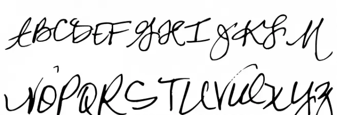 Pea Chelsea K Script Schriftart Groß
