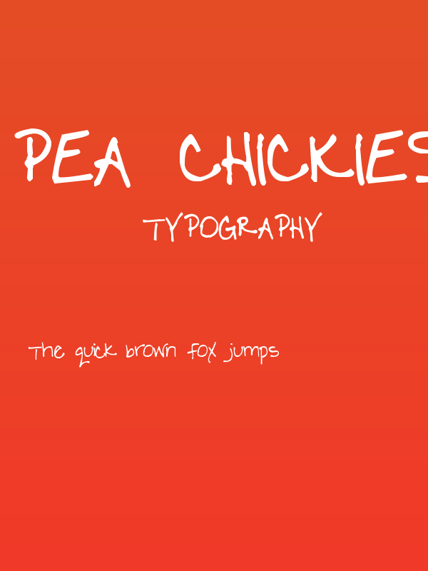 Pea ChickieShannon Poster