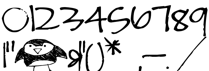 Pea Chit's Bits Font OTHER CHARS