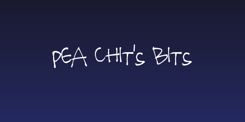 Pea Chit's Bits Social Header
