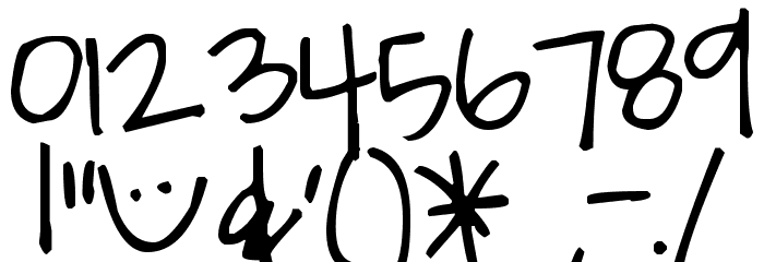Pea Christen Font OTHER CHARS