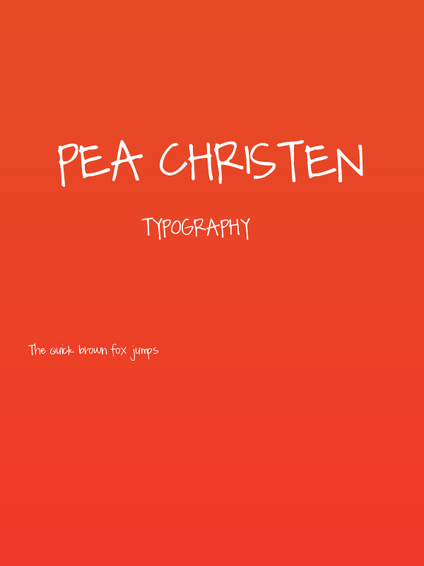 Pea Christen Poster
