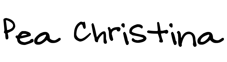 Pea Christina  नि: शुल्क फ़ॉन्ट्स डाउनलोड