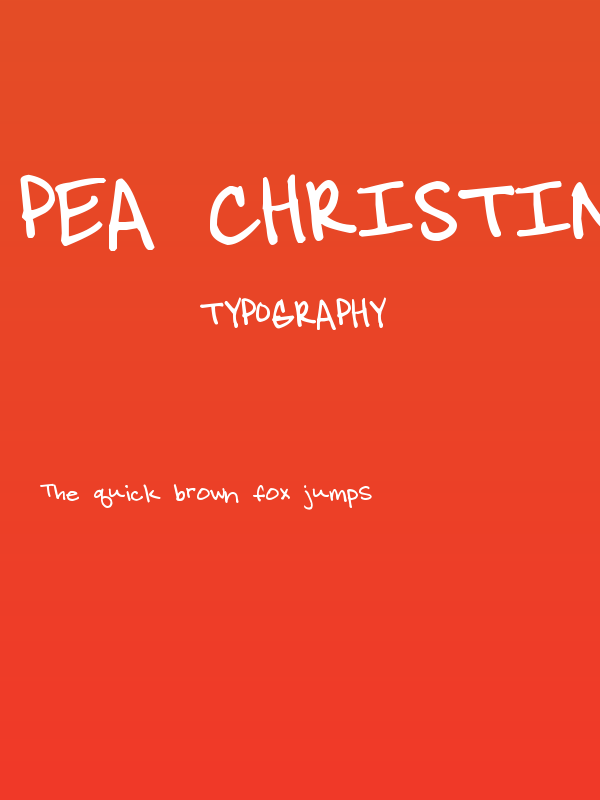 Pea Christina Poster
