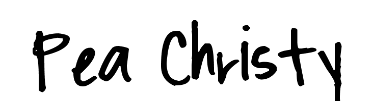 Pea Christy Font