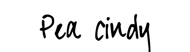 Pea Cindy Font