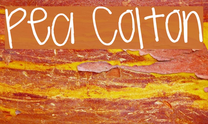 Pea Colton Example 2