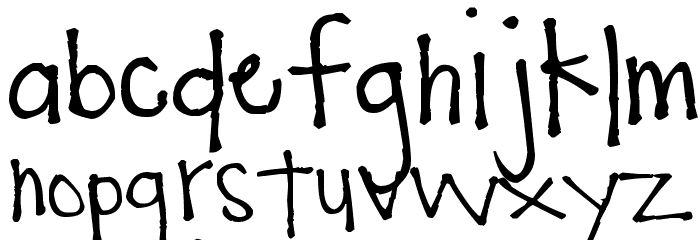 Pea Comfy Cozy Font Litere mici