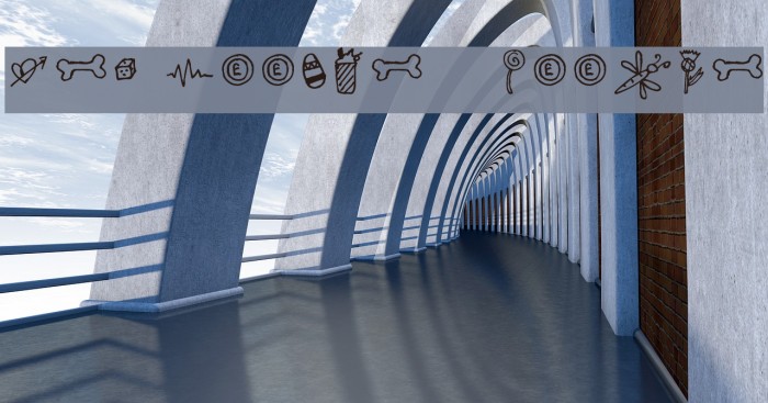Pea Cookie's Doodles Font examples