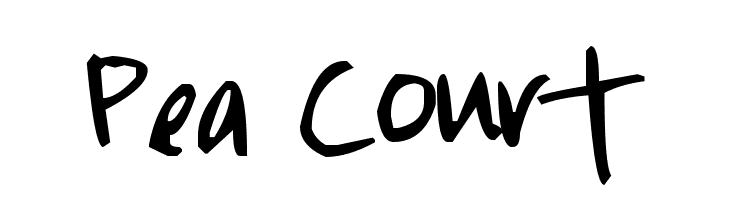 Pea Court Font