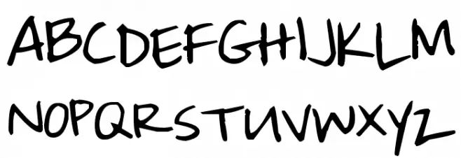 Pea Court Schriftart Groß