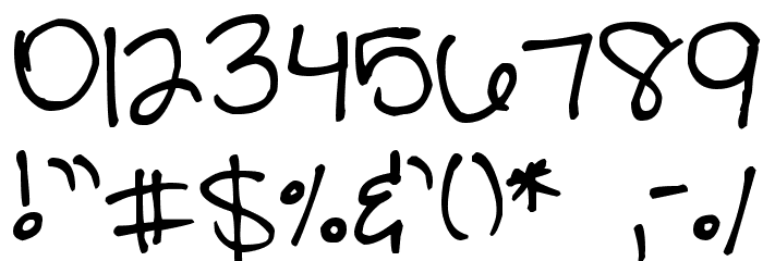 Pea Courtney Font OTHER CHARS