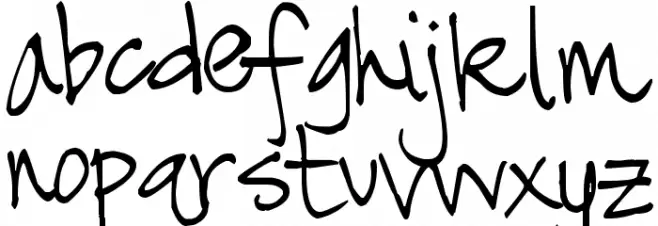 Pea Crisby Funky 字体 小写