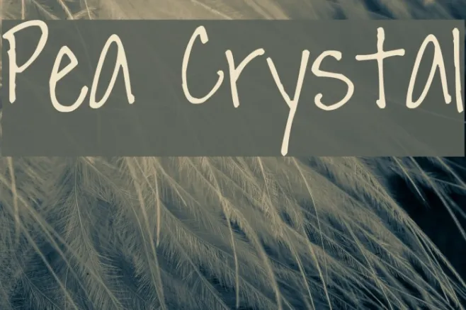 Pea Crystal Example 1
