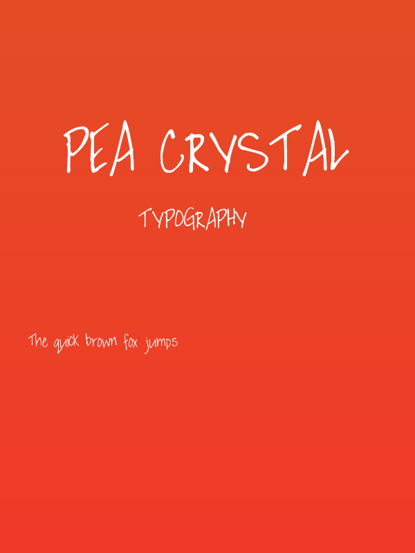 Pea Crystal Poster