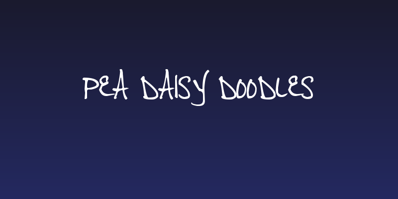 Pea Daisy Doodles Social Header