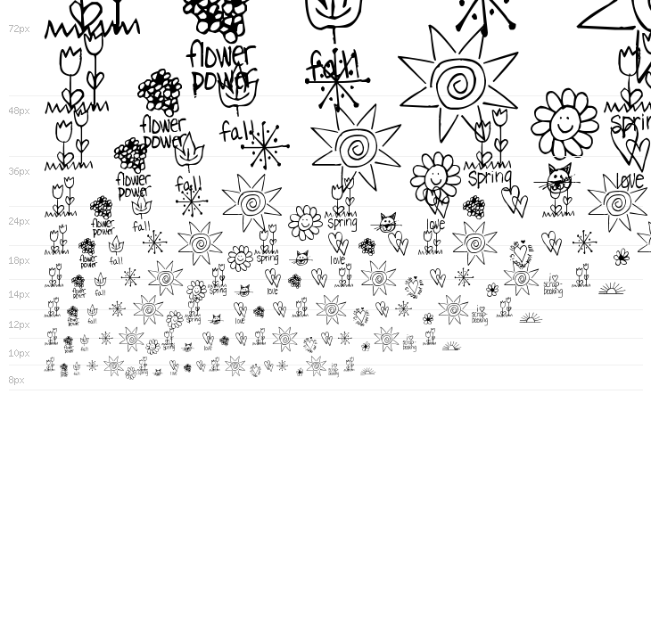 Pea Dalovely Damanda Doodles Waterfall