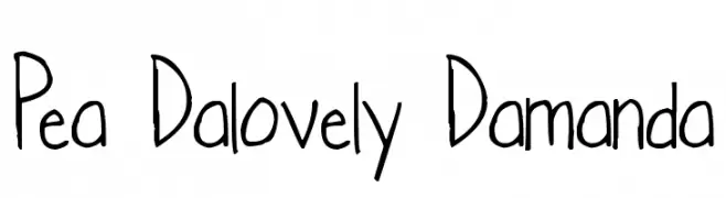 Pea Dalovely Damanda 