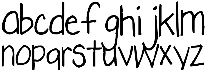 Pea Dalovely Damanda Font LOWERCASE