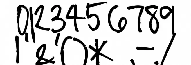 Pea Dana Anne Font OTHER CHARS