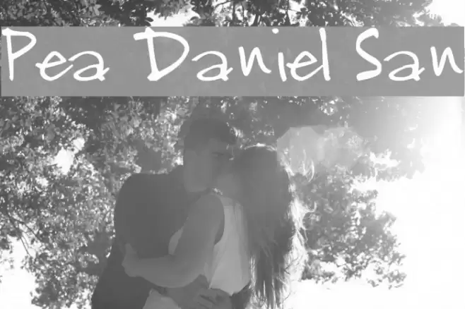 Pea Daniel San Font examples