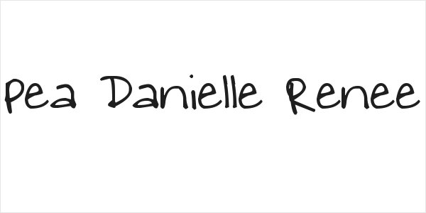 Pea Danielle Renee Logo