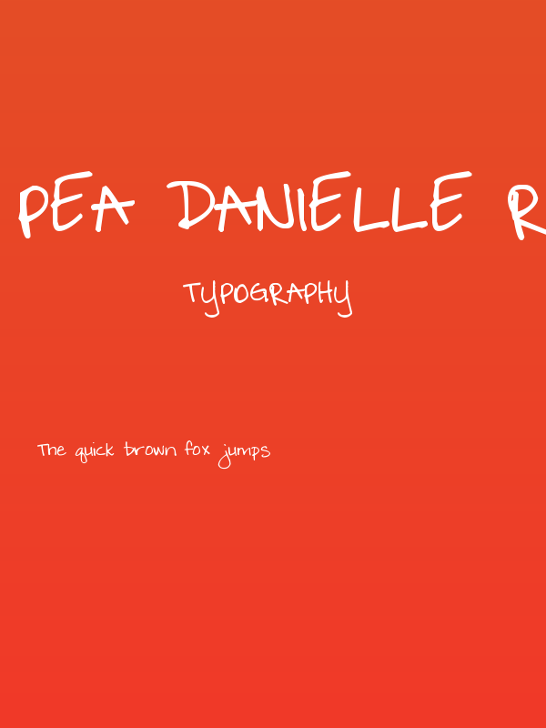 Pea Danielle Renee Poster