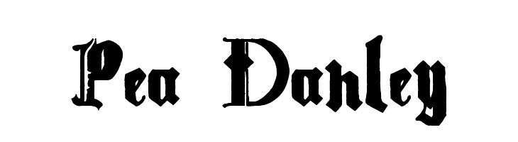 Pea Danley  免费字体下载
