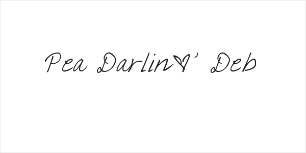 Pea Darlin' Deb Logo