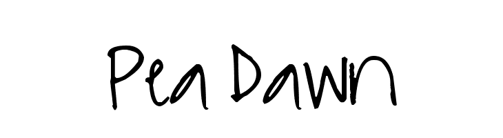 Pea Dawn  Free Fonts Download
