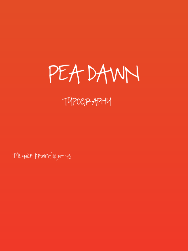 Pea Dawn Poster