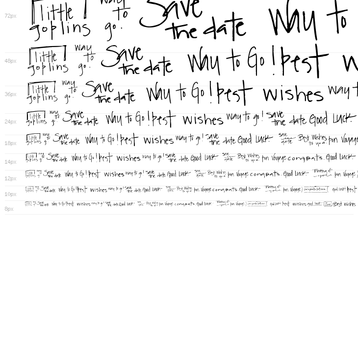 Pea Dawn's Doodles Too Waterfall