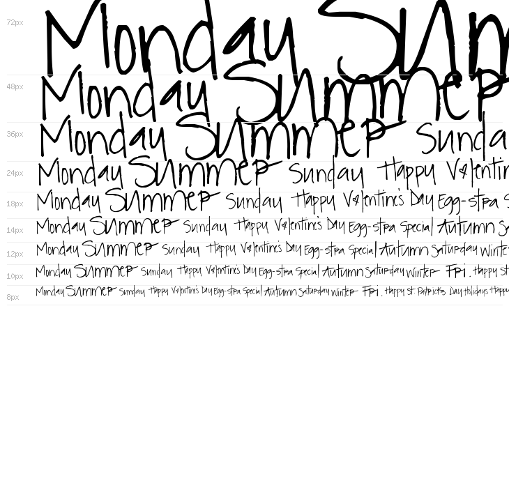 Pea Dawn's Doodles Waterfall