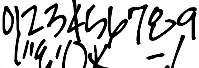 Pea Debbie Font OTHER CHARS