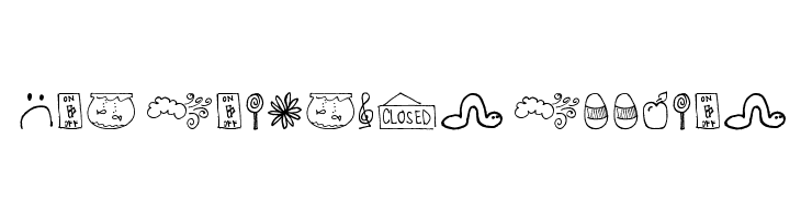 Pea Deliah's Doodles  नि: शुल्क फ़ॉन्ट्स डाउनलोड
