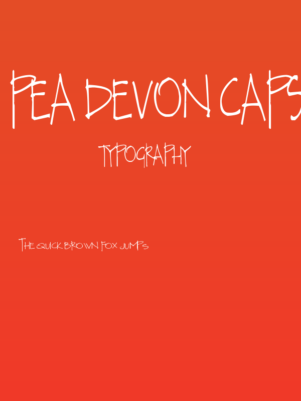Pea Devon Caps Poster